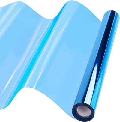 Cellofaan Wikkelrol - Cadeauverpakking Folie - Geschenken Inpakken - 3 Mil Dik - 40.6cm x 100' - Hemelsblauw