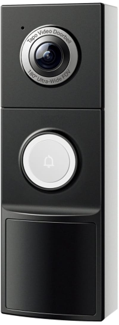 Tapo D235L - Video Deurbel - 2K 5MP - 180° Groothoek - 4:3 Head-to-Toe Beeld - Kleur Nachtzicht - AI-pakketdetectie - 210 Dagen Batterij - Batterij & Bedraad - IP66 - Compatibel met Alexa en Google Assistant