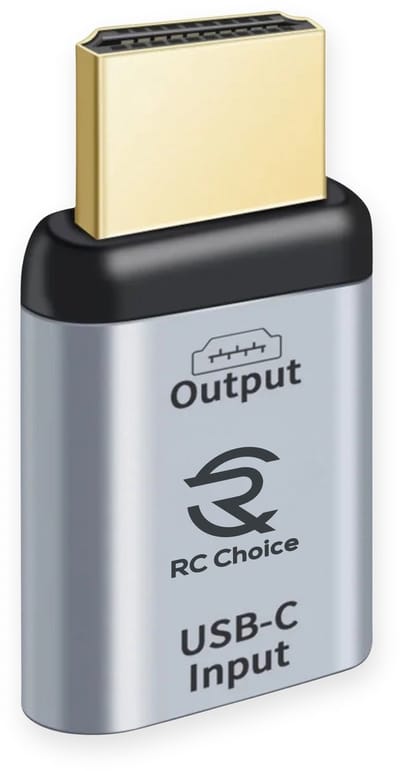 USB C naar HDMI Adapter - 4K 60 Hz - Aluminium - USB-C Female naar HDMI Male