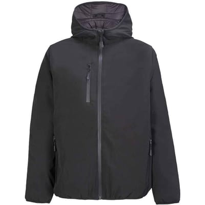 SOLS Heren Falcon Gevoerd Softshell Jas (Zwart)