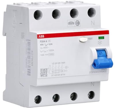 FI-veiligheidsschakelaar RCD 4P 300 mA 40 A