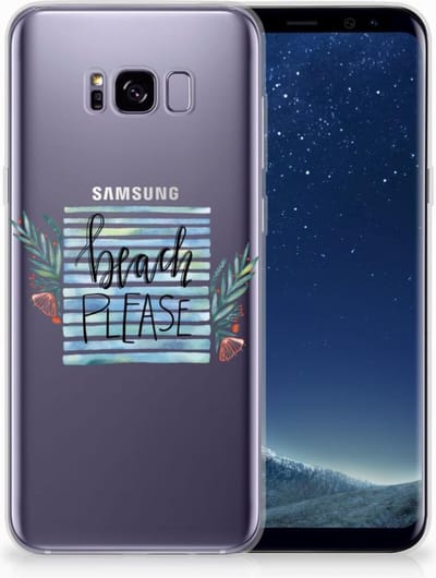 Samsung Galaxy S8 Plus Telefoonhoesje met Naam Boho Beach