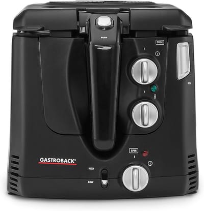 Mini Heteluchtfriteuse met Roterende Mand - Vetarm Frituren 2000W en Timer