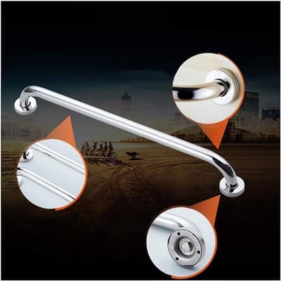 Veiligheidsbeugel Badkamer - Steunrail Wandmontage - Veiligheid Thuis - Roestvrij Staal - 33-103 cm - Zilver