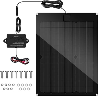 Zonne Acculader - Oplader Onderhouder - Batterij Onderhoud - Intelligente MPPT Controle - 15 Watt
