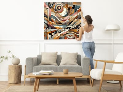 Kunstprint | Wanddecoratie | Dibond | 100 × 100 cm
