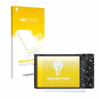 upscreen - Screenprotector voor Sony Cyber-Shot DSC-RX100 VII / VIIA - Folie Beschermfolie anti glare matte