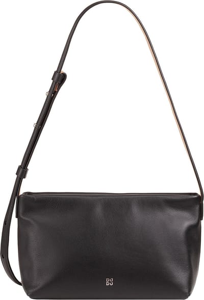 DuDu - Klein Lederen Schoudertas - Minimalistisch Design - Tijdloze Elegant