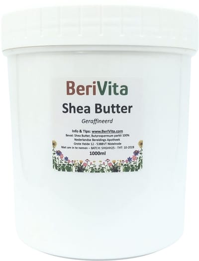 Shea Butter Geraffineerd 1000ml Pot - Pure Shea Boter - Refined Sheabutter kg
