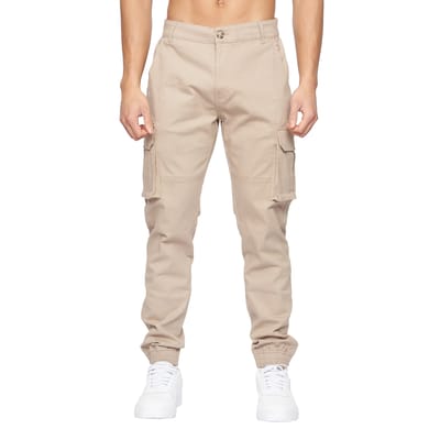 Crosshatch Heren Frentons Cargo Broek (Steen)