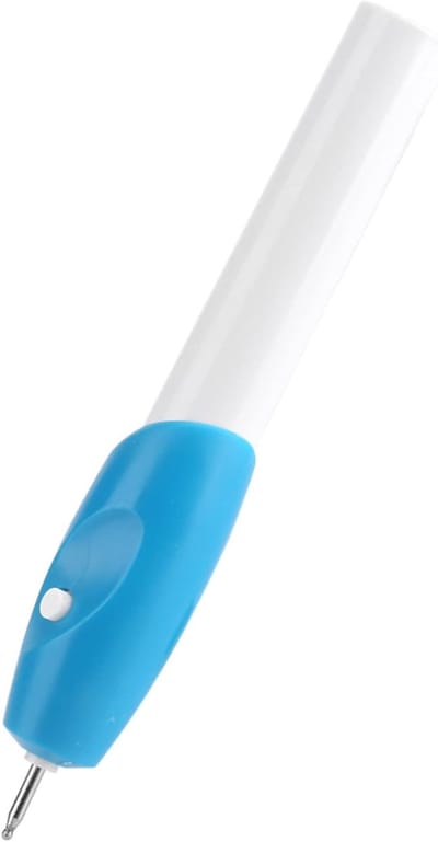 Dailygoods- Graveerpen Mini Elektrisch - Graveerpen voor Metaal/Glas/Kunststof/Hout - Draadloos - Handheld - Aangedreven door 2 AA-batterijen - Graveergereedschap