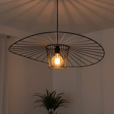 Bamyum Hanglamp I Orvelte I Metalen Zwarte Lamp