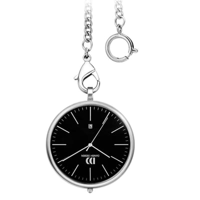 Danish Design Zakhorloge Mod. IQ13Q1075 Roestvrij Staal - Zwarte WIjzerplaat - 47mm