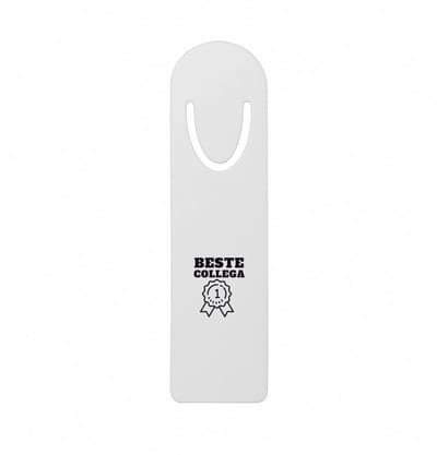 Hacebo® - Beste collega metalen boekenlegger - Beste collega - teamgenoot - cadeau Bladwijzer boekenleggers - 12.7 cm x 3.2cm