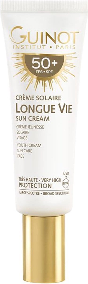 Gezichtszonnecrème Guinot Longue Vie SPF 50+ 50 ml Anti-Aging