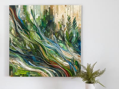 Kunstprint | Wanddecoratie | Dibond | 20 × 20 cm