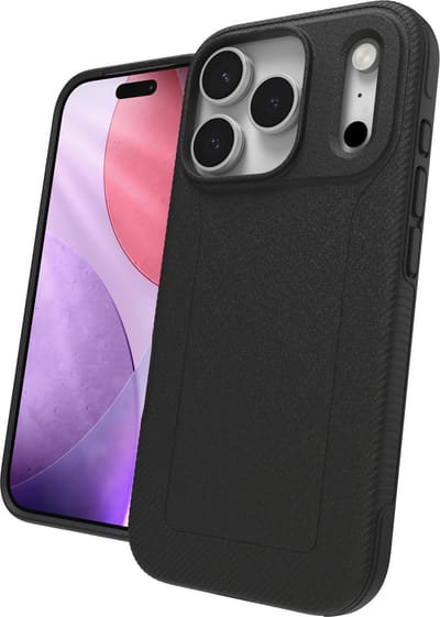 ZAGG Luxe Hoesje Geschikt voor Apple iPhone 17 Pro - Grafeen Back Cover - 3M Valbescherming - Zwart