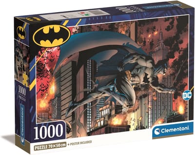 Clementoni - Puzzel - 1000 Stukjes - Batman - Puzzel Voor Kinderen - vanaf 14 jaar