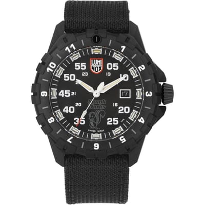 Luminox F-117 Nighthawk X Skunk Works Heritage Black Dial Quartz Diver's XA.6442.H 200M Herenhorloge zwart