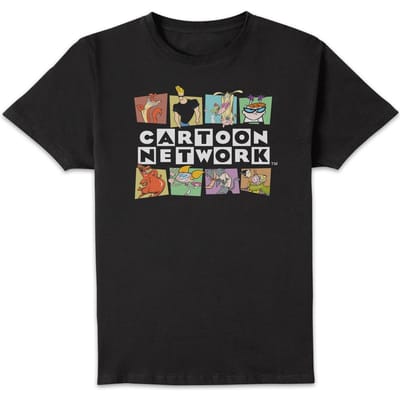 Cartoon Network Logo Characters Men's T-Shirt - Black - XL