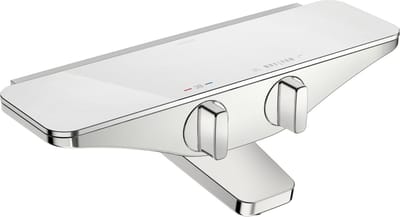 Hansa Emotion - Thermostatische badkraan, wit/chroom 5864217182
