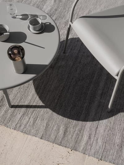 Kiva Buitenkleed Zinc Melange | Donkergrijs | Polyester