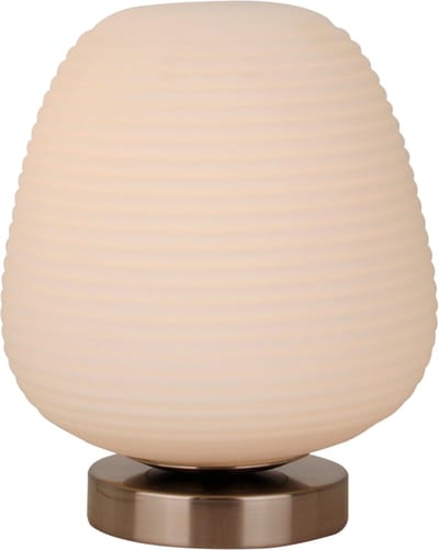 Chericoni Costola Tafellamp - 1 lichts - Ø21 cm - Glas & Metaal - Italiaans Design - Nederlandse Fabrikant.