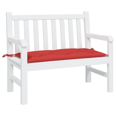 vidaXL - Tuinbankkussen - 100x50x7 - cm - oxford - stof - rood