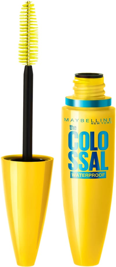 Maybelline New York - Volum' Express Colossal Waterproof Mascara - Glam Black - Volume Mascara Verrijkt met Collageen voor Direct Kolossaal Volume - 10,7 ml