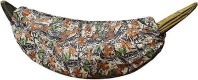 Hangmat Quilt - Slaapzak Deken - Buiten Ontspannen - Warm Katoen Vulling - 200cm x 75cm - Legergroen Camouflage