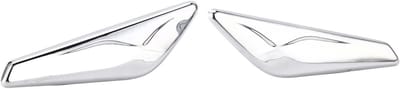 Dailygoods- Voorspatbord Vervanging voor X3/X4 - Voorspatbord Chrome Finisher - 2 Stuks - ABS Materiaal - OE 51117338569/51117338570 - Montage 2013-2017 - Spatbordtrim