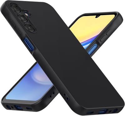 Casemania Hoesje Geschikt voor Samsung Galaxy A26 - Zwart - Siliconen Back Cover