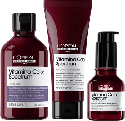 L'Oreal SE Vitamino Color Spectrum Purple Care Set - 300+200+50ml