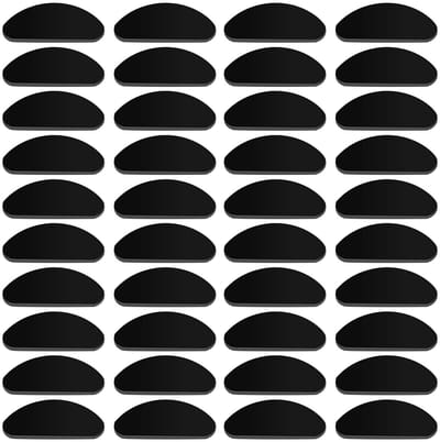 Cosensi - Silicone Neus Pads - Anti-slip - Zacht en comfortabel - Zwart - Neus Pads voor Brillen - Perfect voor Zonnebrillen - 20 Paar