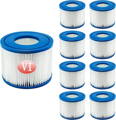 Geschikt voor - 6 stuks - Bestway Spa, Cartouches Filtrantes Rechange voor Miami Vegas Monaco BW58323, voor Bestway 58239