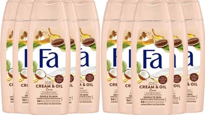Fa Douchegel - Cream & Oil - Cacaobutter & Coco Oil - 10 x 250 ml