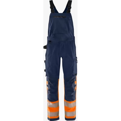 Fristads High vis Green Amerikaanse overall stretch klasse 1 1032 GSTP - Hi-Vis oranje/marineblauw - C146