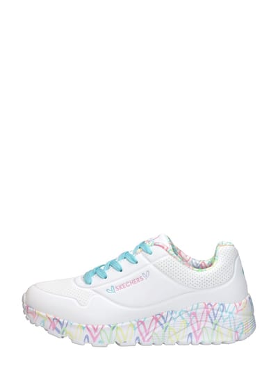 Skechers UNO LITE Meisjes Sneakers - Wit