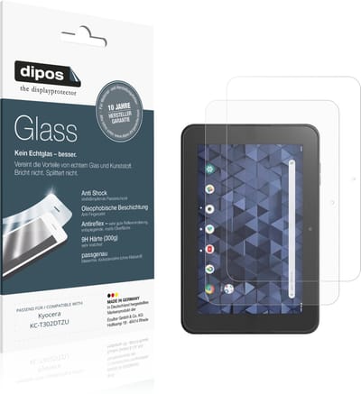 dipos – 2x Matte Pantserfolie geschikt voor Kyocera KC-T302DTZU | 9H Screenprotector