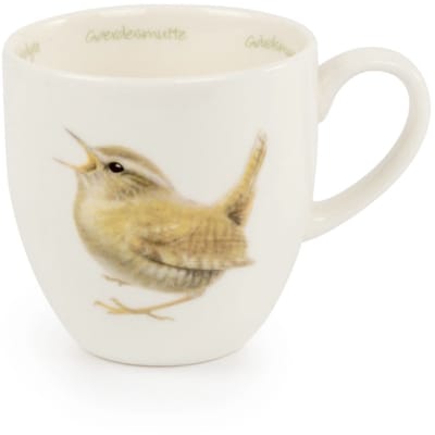 CJ Wildlife - Mok Winterkoning - Getekend door Elwin van der Klok - 310ml - Keramiek - Vaatwasser bestendig
