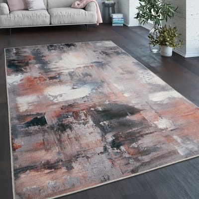 Paco Home Vloerkleed Woonkamer Platweefsel Modern Patroon Abstract Vintage Wasbaar 80x150 cm