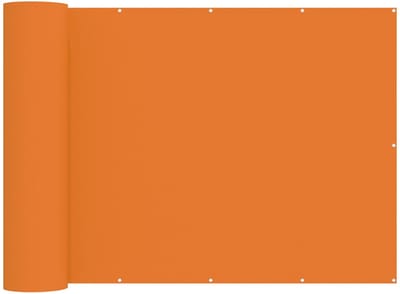vidaXL - Balkon - Privacy - Scherm - 180 - x - 700 - cm - Stof - met - PU-coating - Oranje