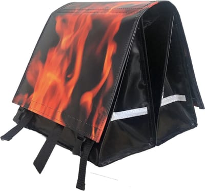 Du Baj large LUXE - Dubbele Fietstas - 45 l - Photo Fire