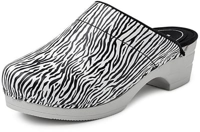 Lichtgewicht Clog met Buigzame Zool Zebra | Bighorn 5030 | Maat 40