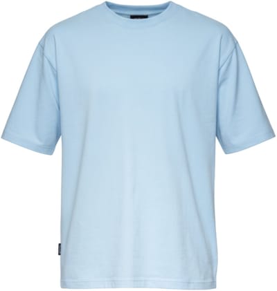 OMBRE T-shirt - Loose Fit - Katoen - Korte Mouw Lichtblauw S