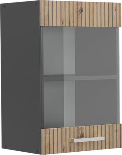 Vicco R-Line Glazen keukenkast – 40 cm Artisanaal eiken