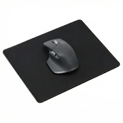 Techidna® - Muismat - Zwart - 26 x 21 cm - Antislip - Zonder Logo's