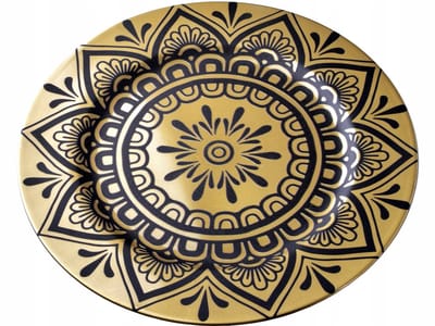 Blanche Gold Onderbord 33cm - Decoratief en Elegant Tafeldecor