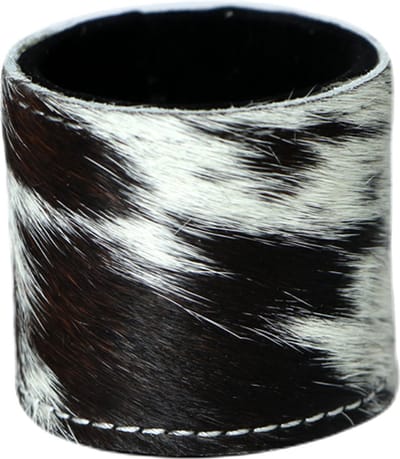 servetring koehuid zwart 5cm