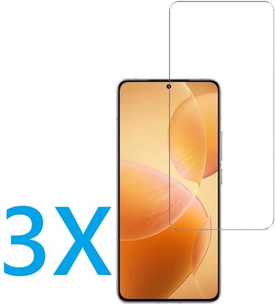 Glasplaatje Geschikt voor: Xiaomi Mi 13 - 3x Screenprotector - screen protector - glas - bescherm - beschermglas